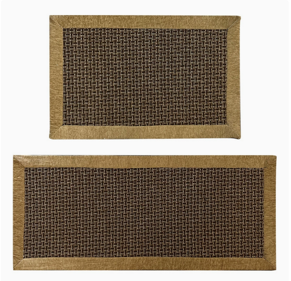 2-Pack Durable Kitchen Floor Mats, Non-Slip & Waterproof